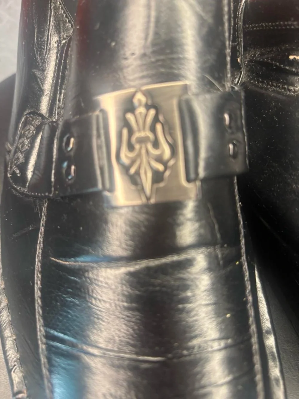 Delli Aldo Italian Leather Buckle Loafers – Black | Crafted in Italy | Statement